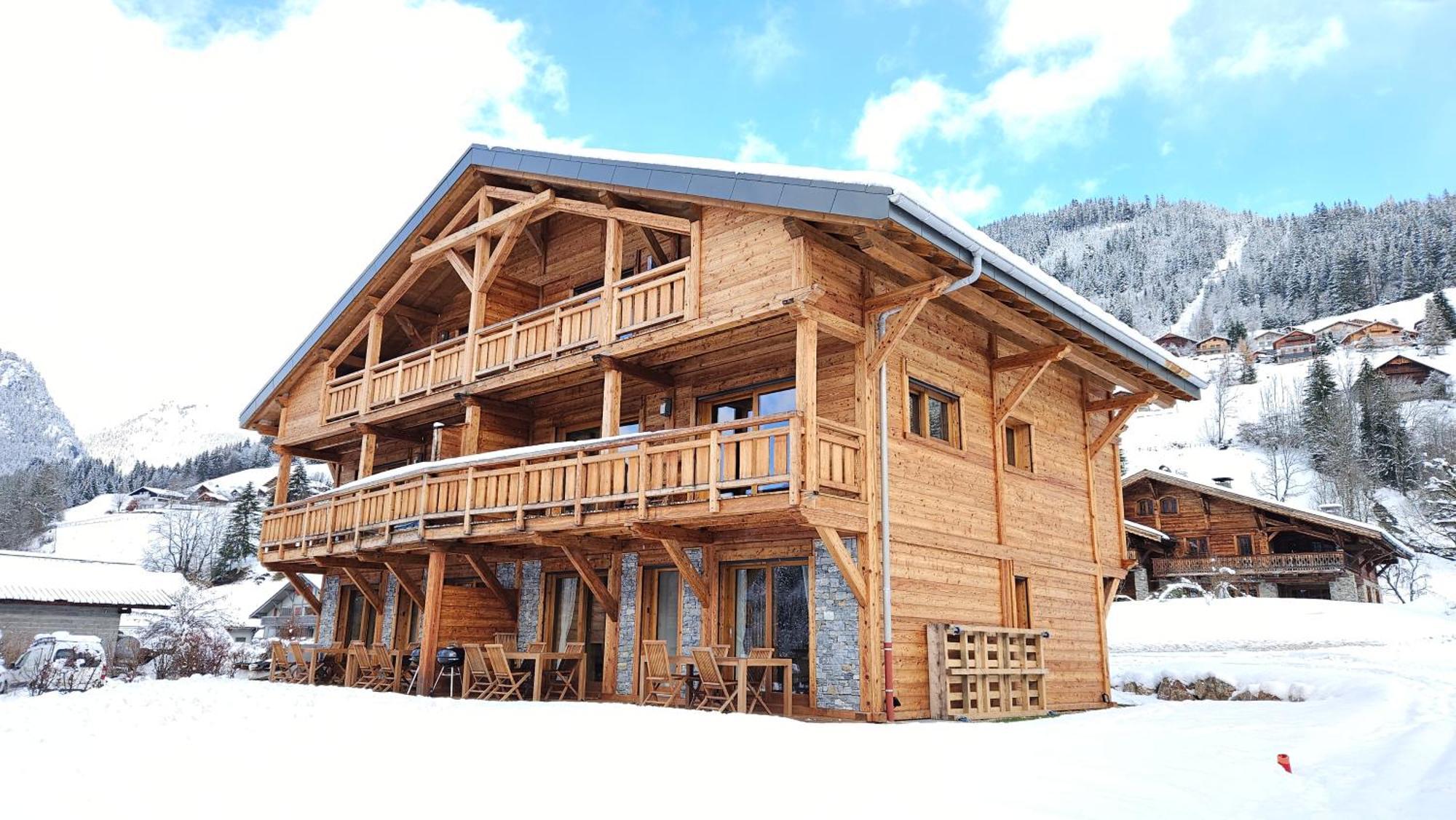 Demi-Chalet Vadel La Panthiaz 15 Pers 5 Chambres La Chapelle-d'Abondance Exterior photo
