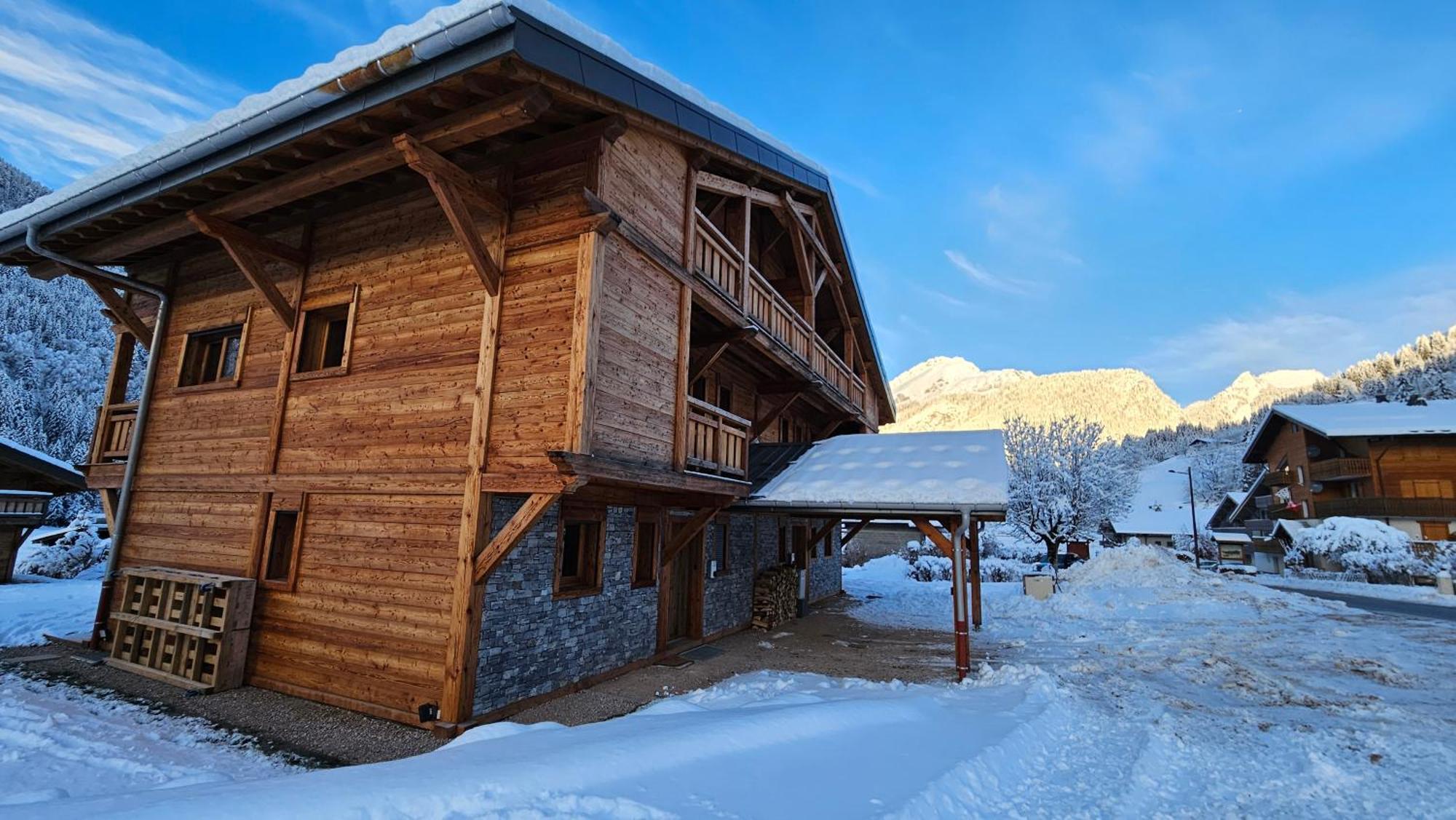 Demi-Chalet Vadel La Panthiaz 15 Pers 5 Chambres La Chapelle-d'Abondance Exterior photo